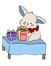 Blumie con regalos